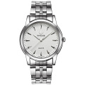 WWOOR 8028 White Steel Band Watch Men Quartz-Watch Luxury Brand Waterproof Men's Watch